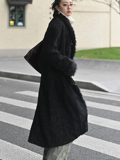 OfAkiva Akiva Textured Wool Blend Winter Coat