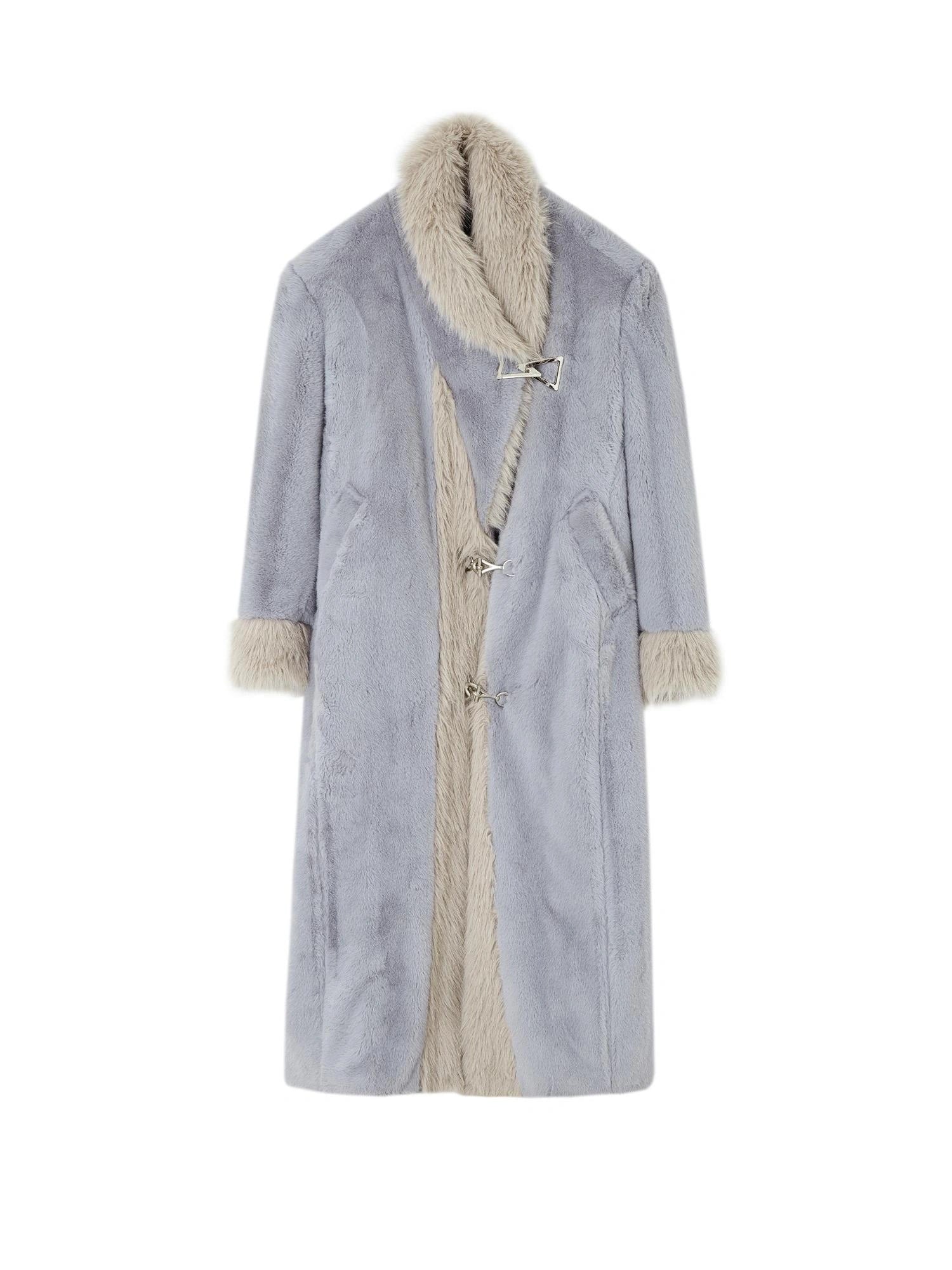 OfAkiva Akiva Textured Wool Blend Winter Coat