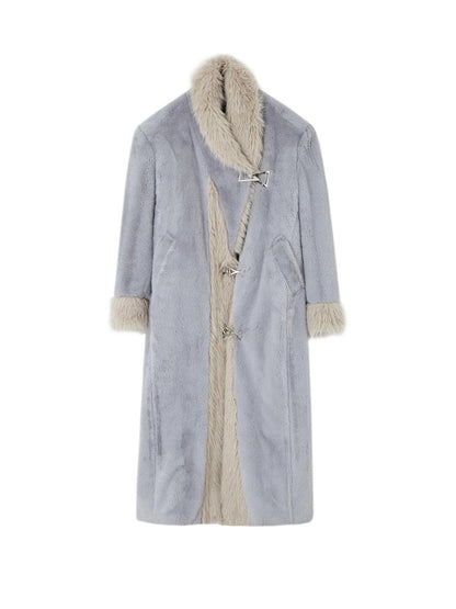 OfAkiva Akiva Textured Wool Blend Winter Coat