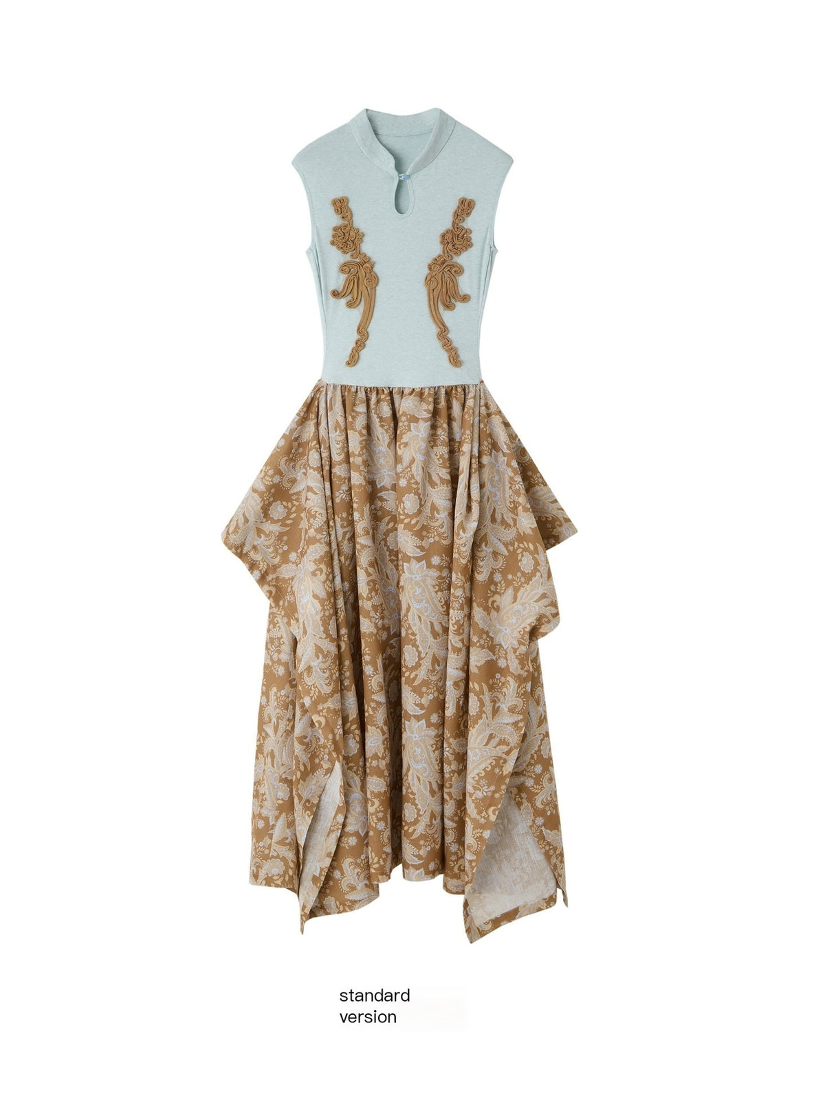 OfAkiva_Artistic_Color_Block_Sleeveless_High_Waist_Women&