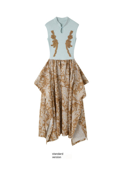 OfAkiva_Artistic_Color_Block_Sleeveless_High_Waist_Women&