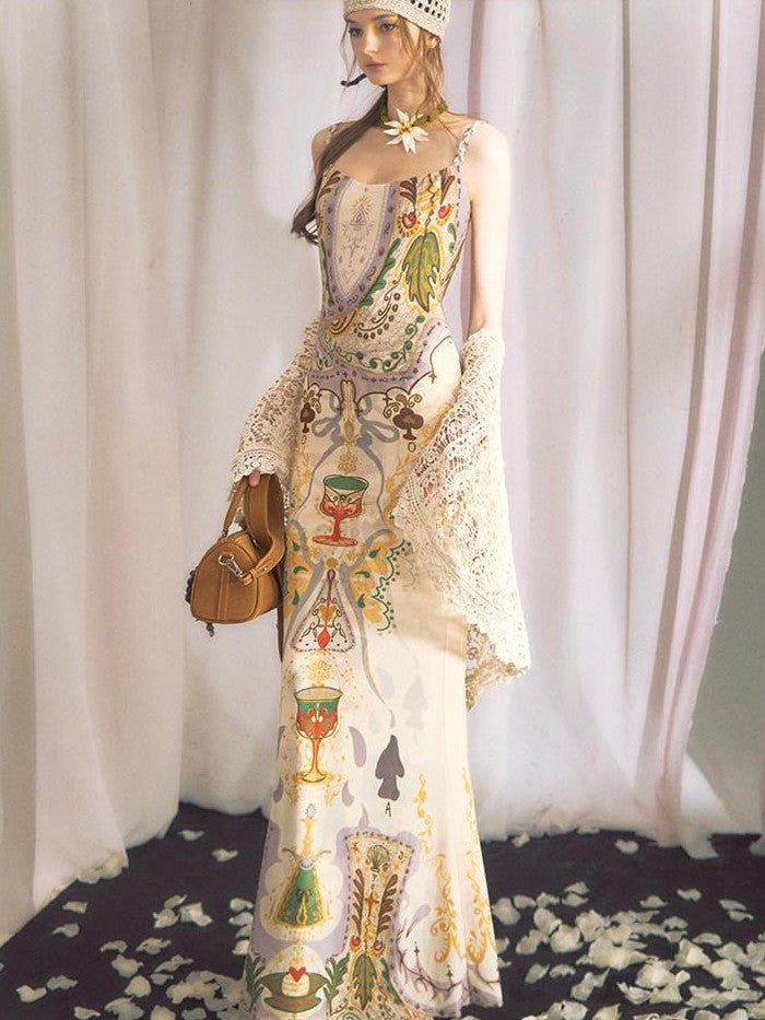 OfAkiva Beige Openwork Vintage Short Shawl Cheongsam Overlay Women&