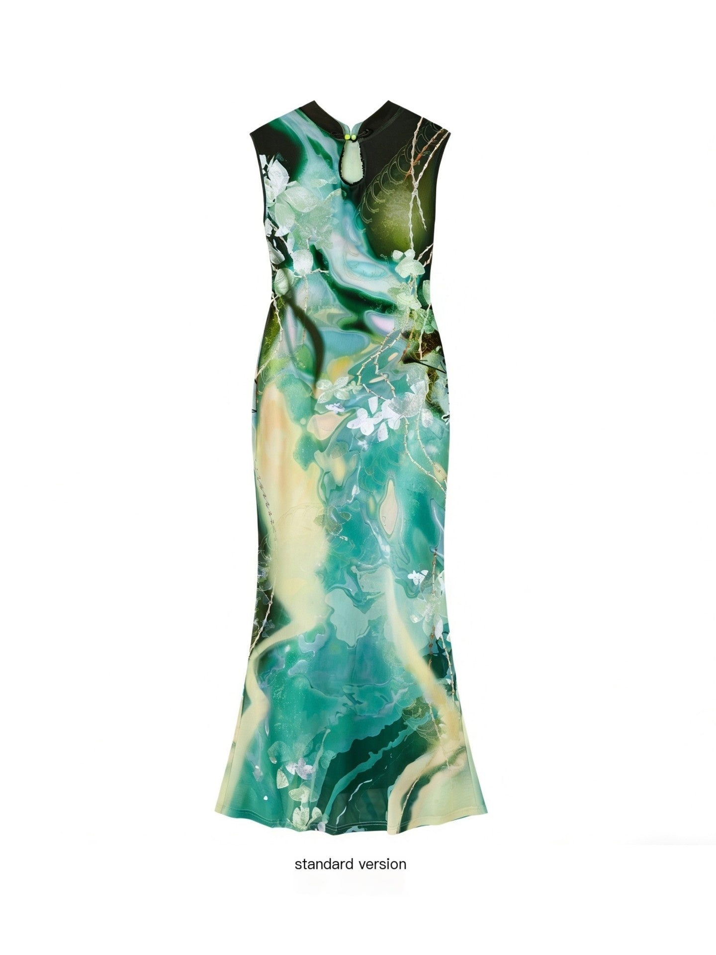OfAkiva_Black_Rose_Impressionist_Print_High_Waist_Fishtail_Women&
