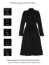 OfAkiva_Black_Solid_Color_Stand_Collar_Cinched_Waist_Slimming_Goose_Down_Women&