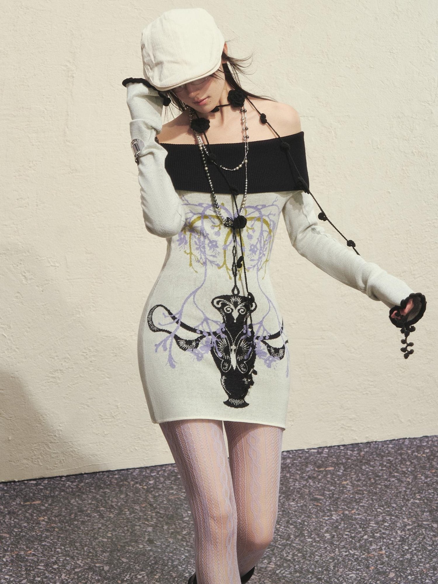 OfAkiva Cozy Slim Fit Off Shoulder Knit Office Women Solid Soft Sweater