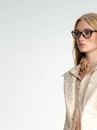 OfAkiva Crescent Window Pleated Satin Wrap Skirt