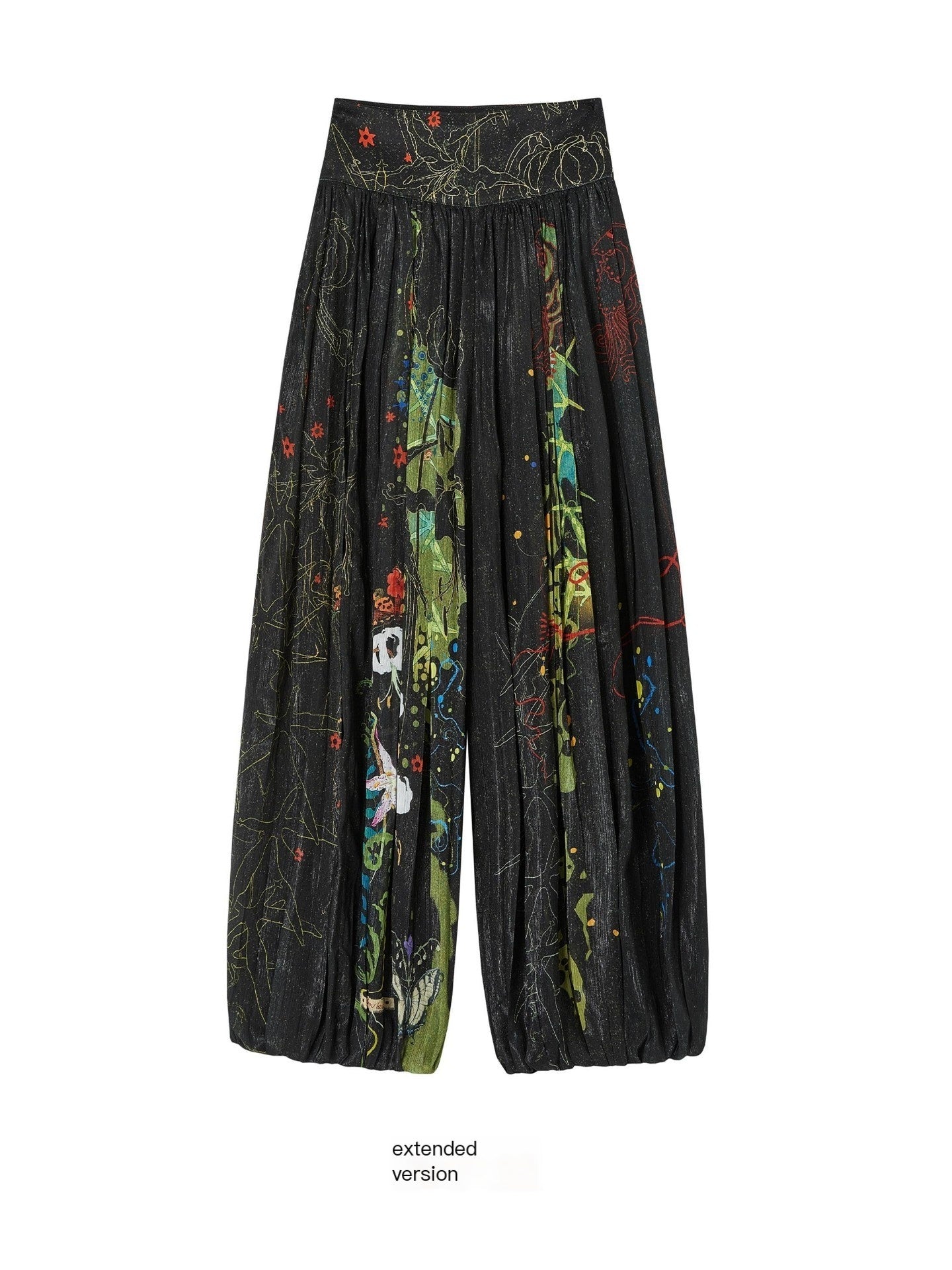 OfAkiva_Dark_Floral_Graffiti_Print_Embroidered_Pleated_Lantern_Women&