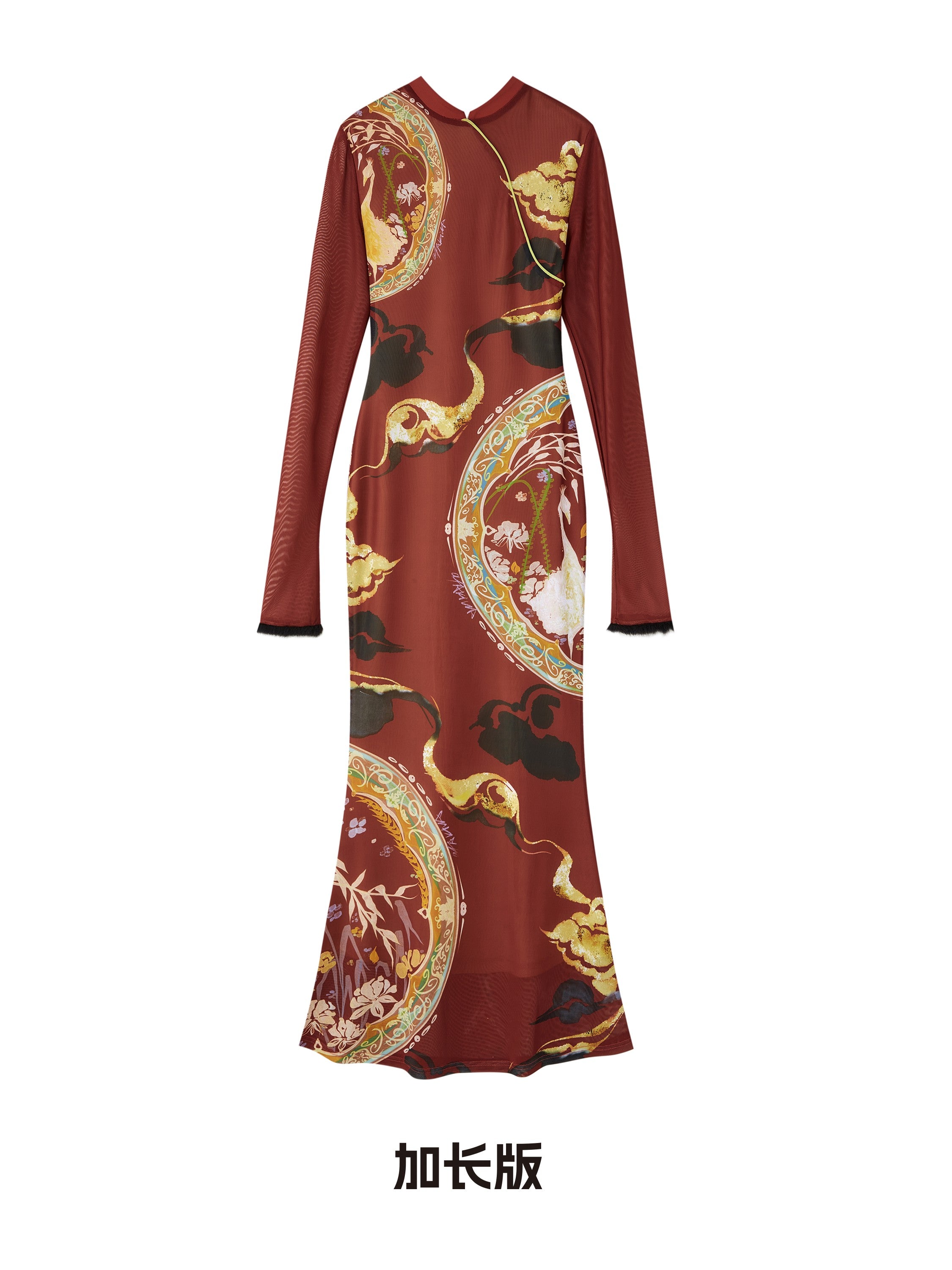 OfAkiva_Elegant_Colorblock_High_Waist_New_Chinese_Style_Slim_Fit_Long_Sleeve_Maxi_Dresses_MISSTT