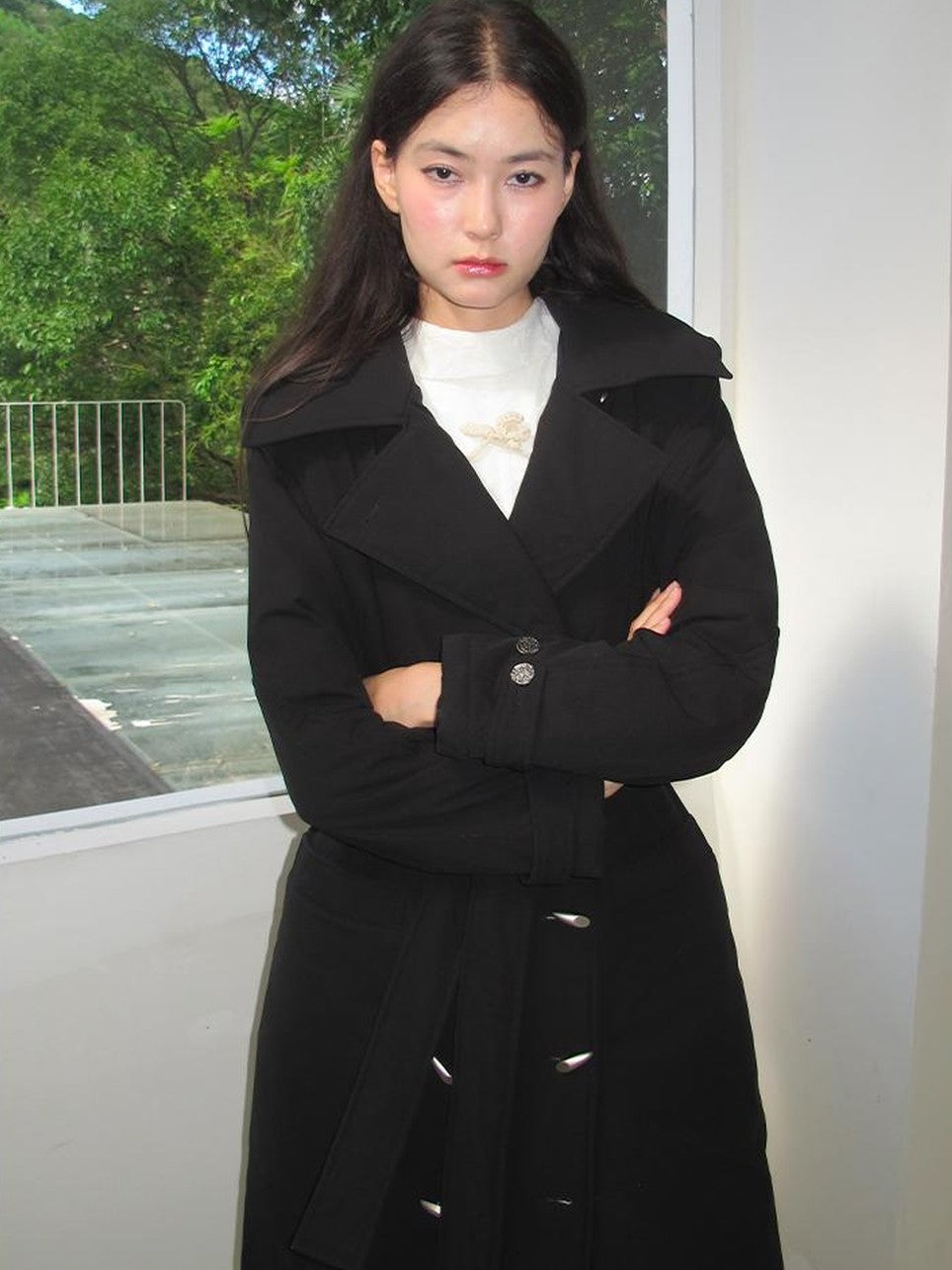 OfAkiva Elegant Hoodless 90% White Duck Down Quilted Women&