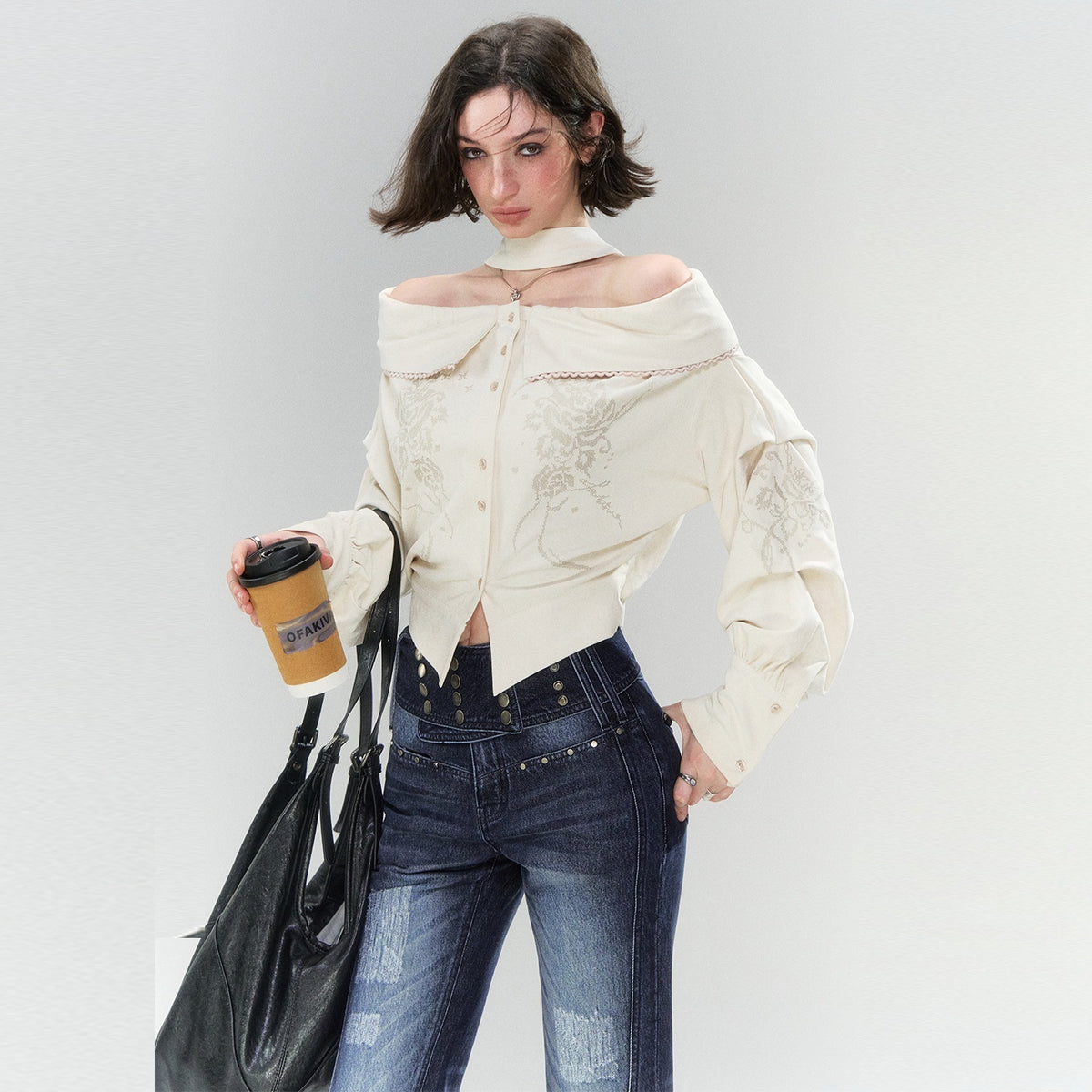 OfAkiva_Embroidered_Suede_Off_Shoulder_Slim_Fit_Women&