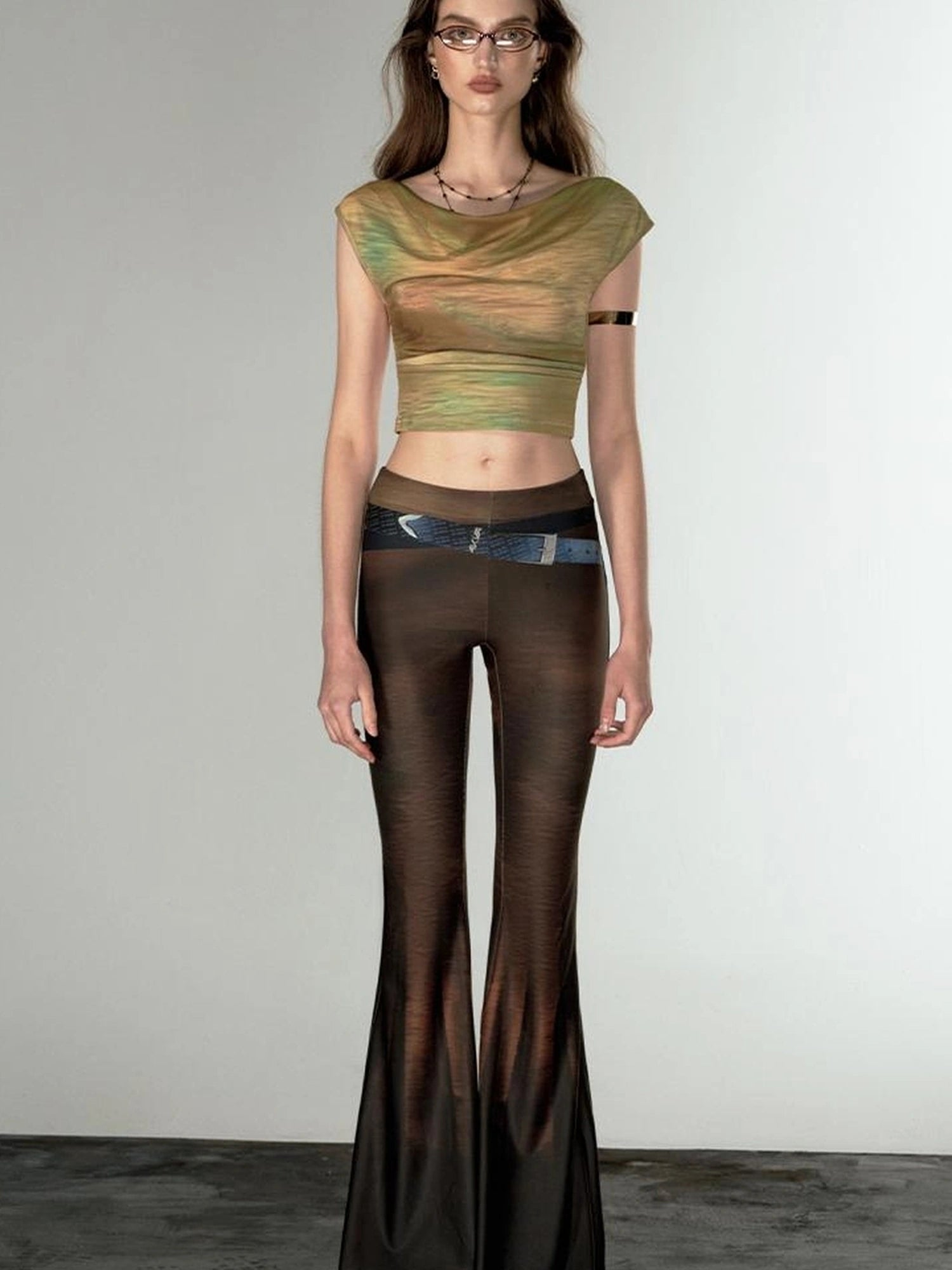 Evening At Argenteuil Oil Painting V-Neck T-Shirt