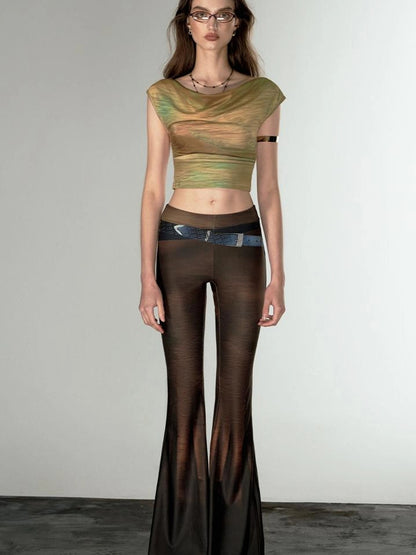 Evening At Argenteuil Oil Painting V-Neck T-Shirt