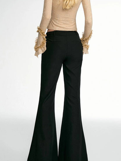 OfAkiva Fakiva Double Layer Fringe Trousers