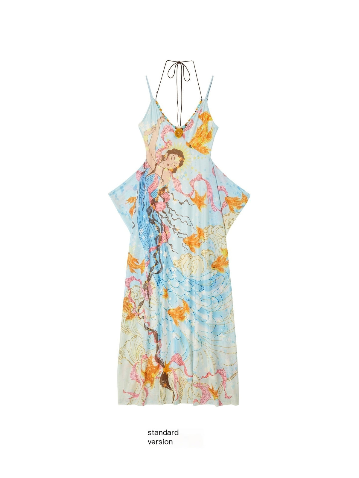 OfAkiva_Floral_Beaded_High_Waist_A_Line_Women&