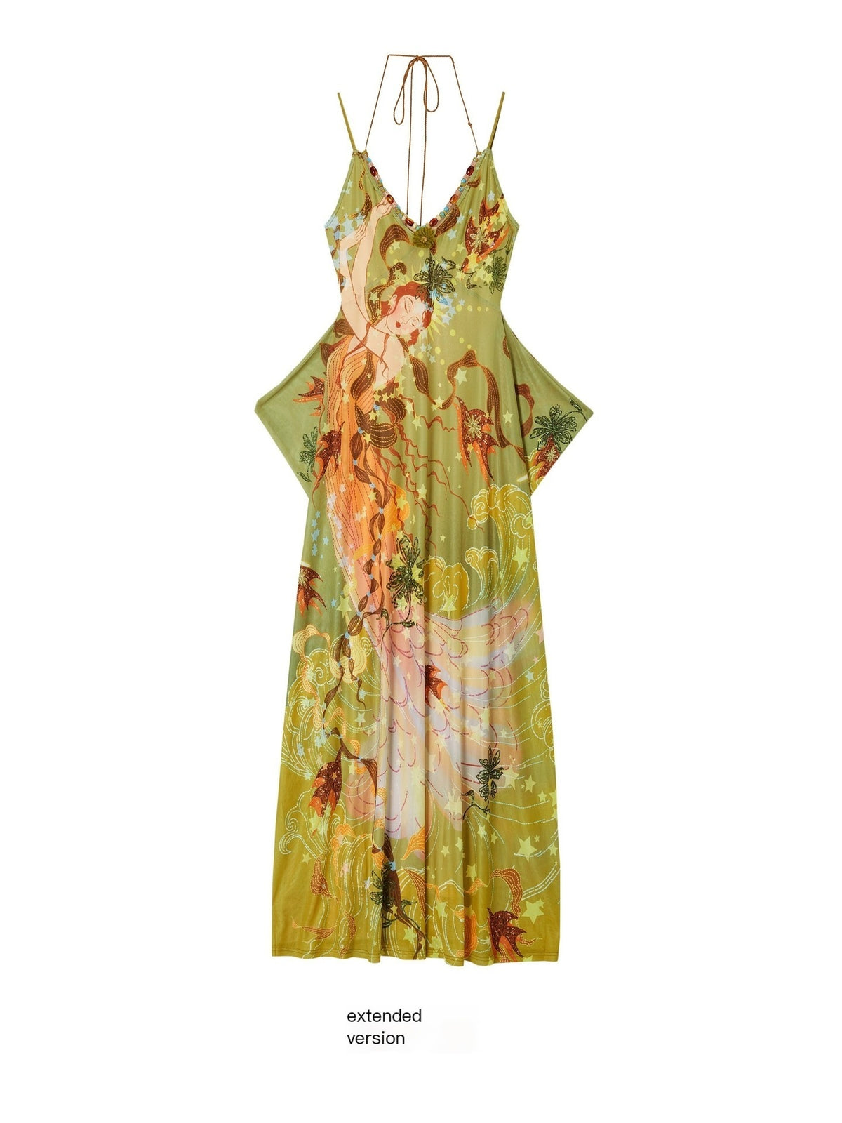 OfAkiva_Floral_Beaded_High_Waist_A_Line_Women&
