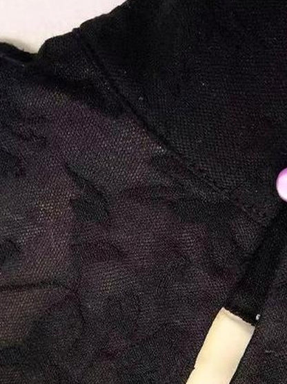 OfAkiva Floral Vine Smocked Floral Print V-neck T-shirt Long Sleeve Dress