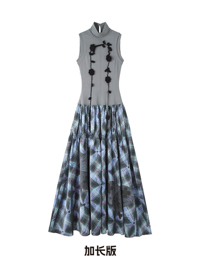 OfAkiva_Floral_Vine_Smocked_Floral_Print_V-neck_T-shirt_Long_Sleeve_Dress_MISSTT