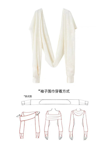 OfAkiva_Floral_Vine_Smocked_Floral_Print_V-neck_T-shirt_Long_Sleeve_Dress_MISSTT