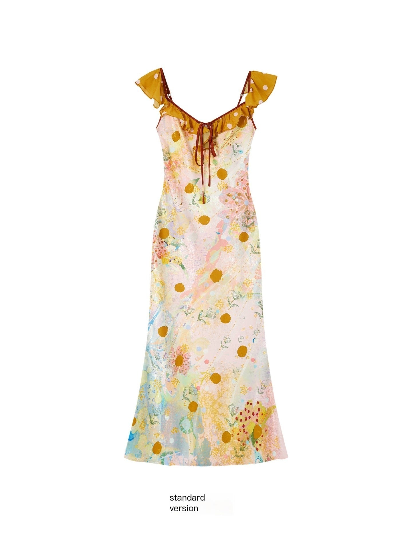 OfAkiva_French_Floral_Ruffle_Bias_Cut_Cinched_Waist_Mermaid_Women&