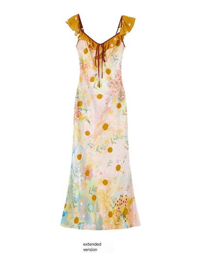 OfAkiva_French_Floral_Ruffle_Bias_Cut_Cinched_Waist_Mermaid_Women&