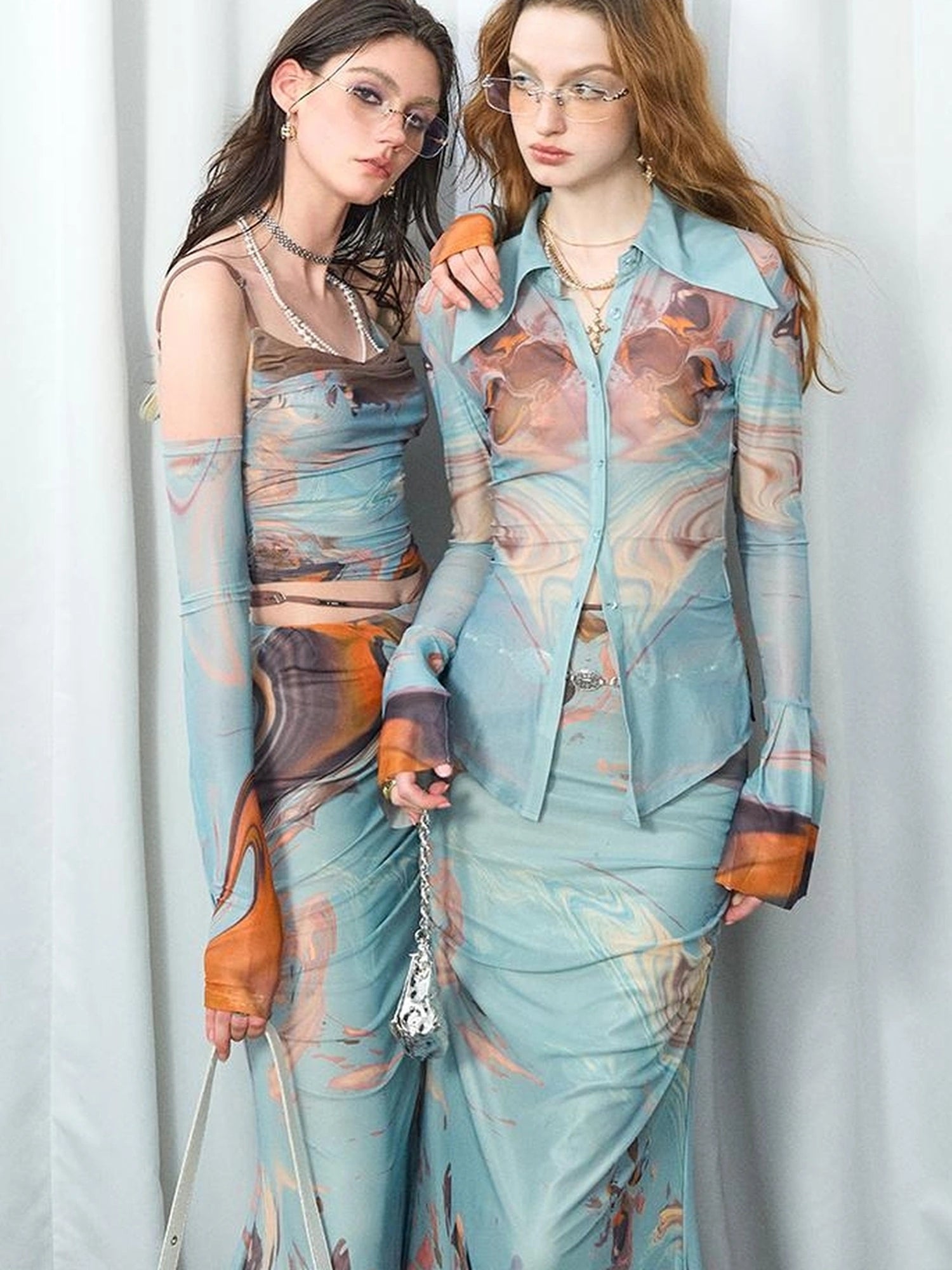 OfAkiva Gagosian Print Embroidered Shirt