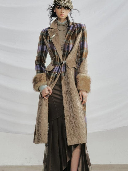 OfAkiva Galaxy Glitter Pleated Mermaid Skirt