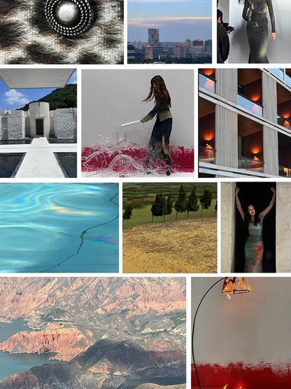 OfAkiva Graduated Strap Dress Set With Baikal Blue