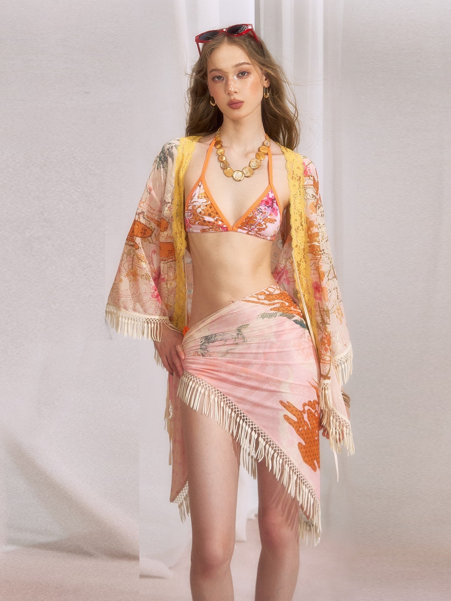 OfAkiva_Ink_Rainforest_Floral_Cuff_Print_V-neck_Aline_Contrast_Women&