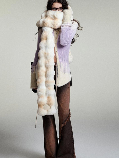 OfAkiva Kronos Brown Meteor Asymmetrical Flare Jeans