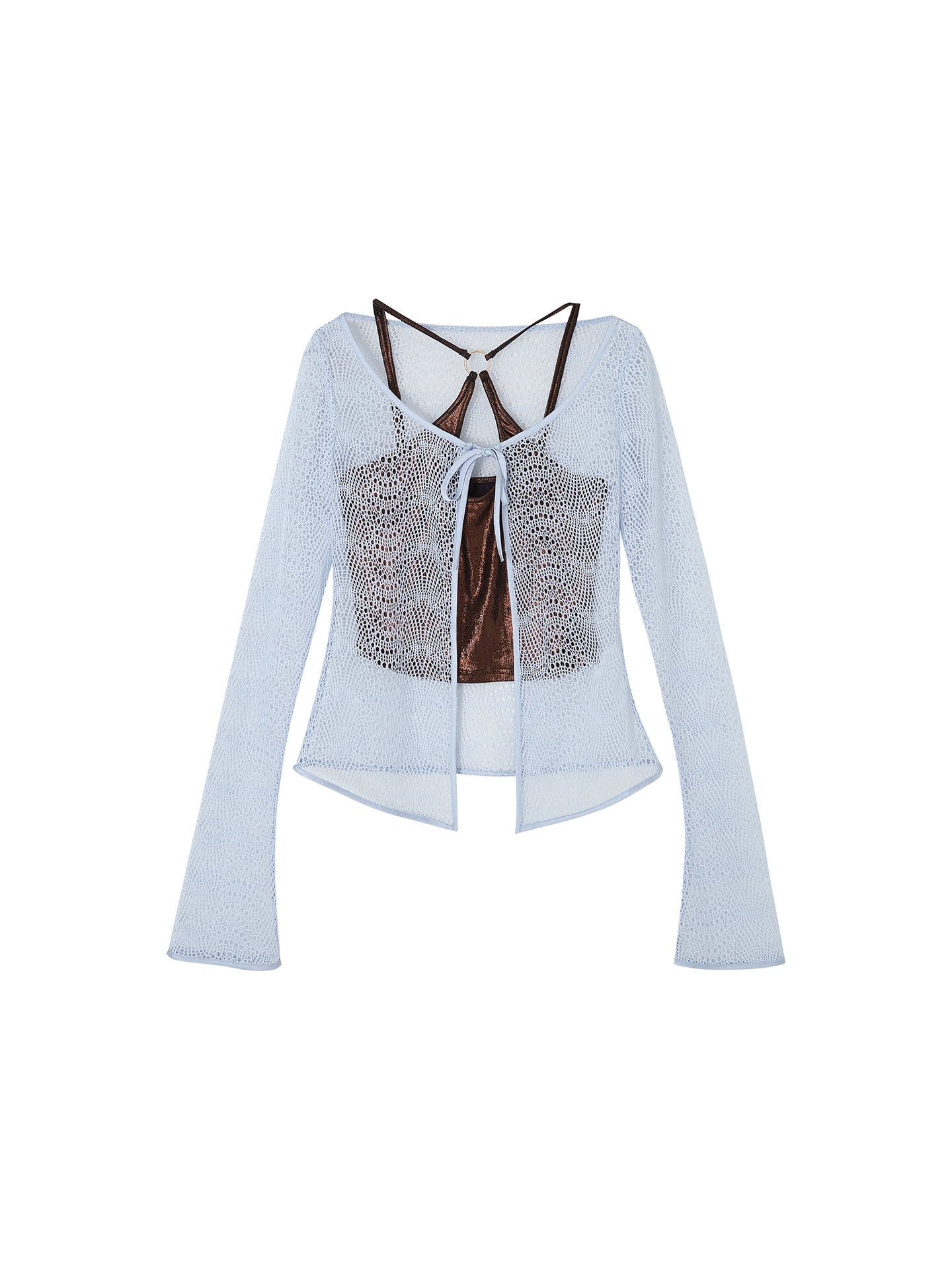 OfAkiva_Lace_Trimmed_Metallic_Knit_Two_Piece_Tie_Front_Set_MISSTT