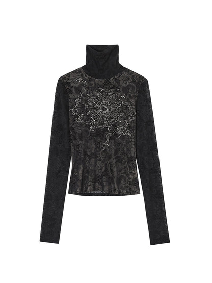 OfAkiva_Mandala_Rhinestone_Jacquard_High_Neck_Slim_Women&