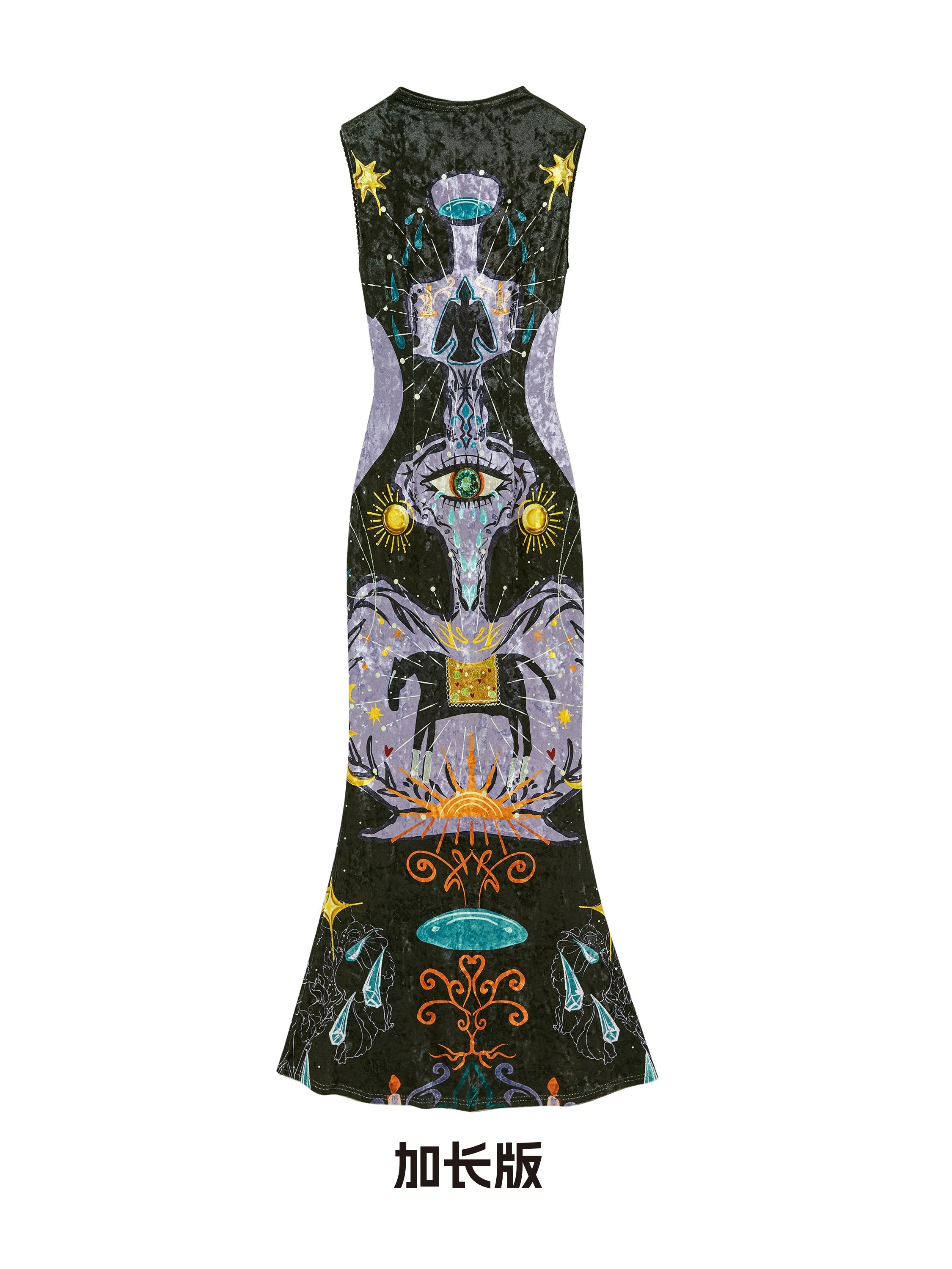 OfAkiva_Minimalist_Mystic_Tarot_Print_High_Waist_A_Line_Sleeveless_Women_Maxi_Dresses_MISSTT