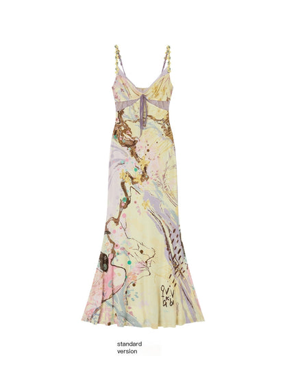 OfAkiva_New_Chinese_Printed_Spaghetti_Strap_Slim_Fishtail_Women&