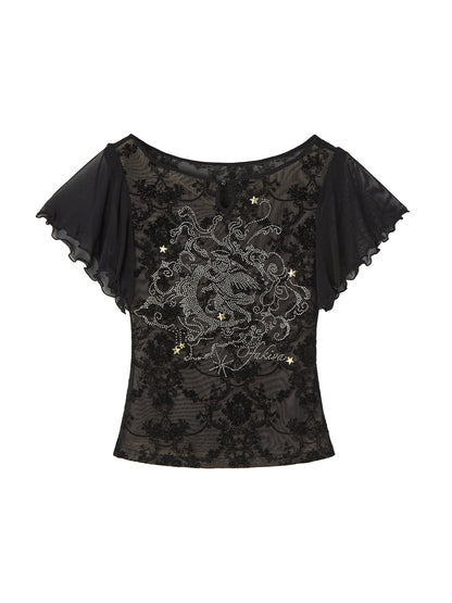 OfAkiva_Off_Shoulder_Flocked_Lace_Mesh_Rhinestone_Ruffled_Women&