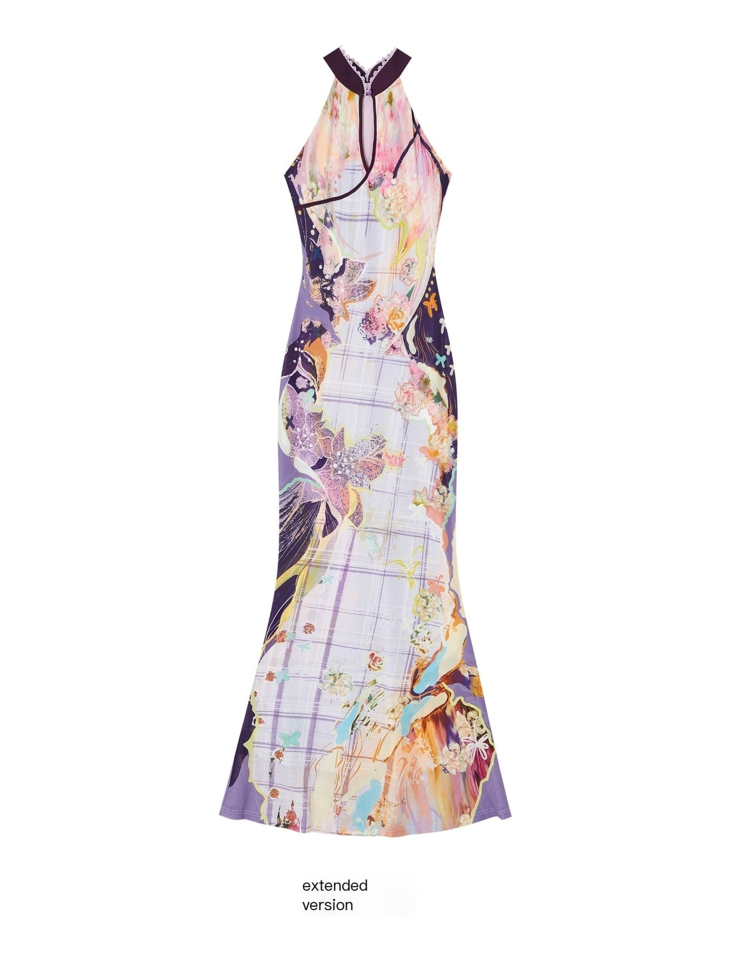 OfAkiva_Oil_Painting_Floral_Grid_Halter_Print_Women&