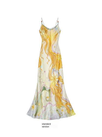 OfAkiva_Peach_Print_Spaghetti_Strap_Fitted_Women&