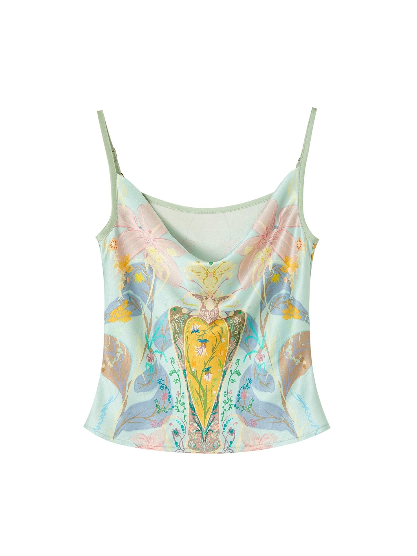 OfAkiva_Printed_Satin_Cowl_Neck_Bias_Cut_Women&