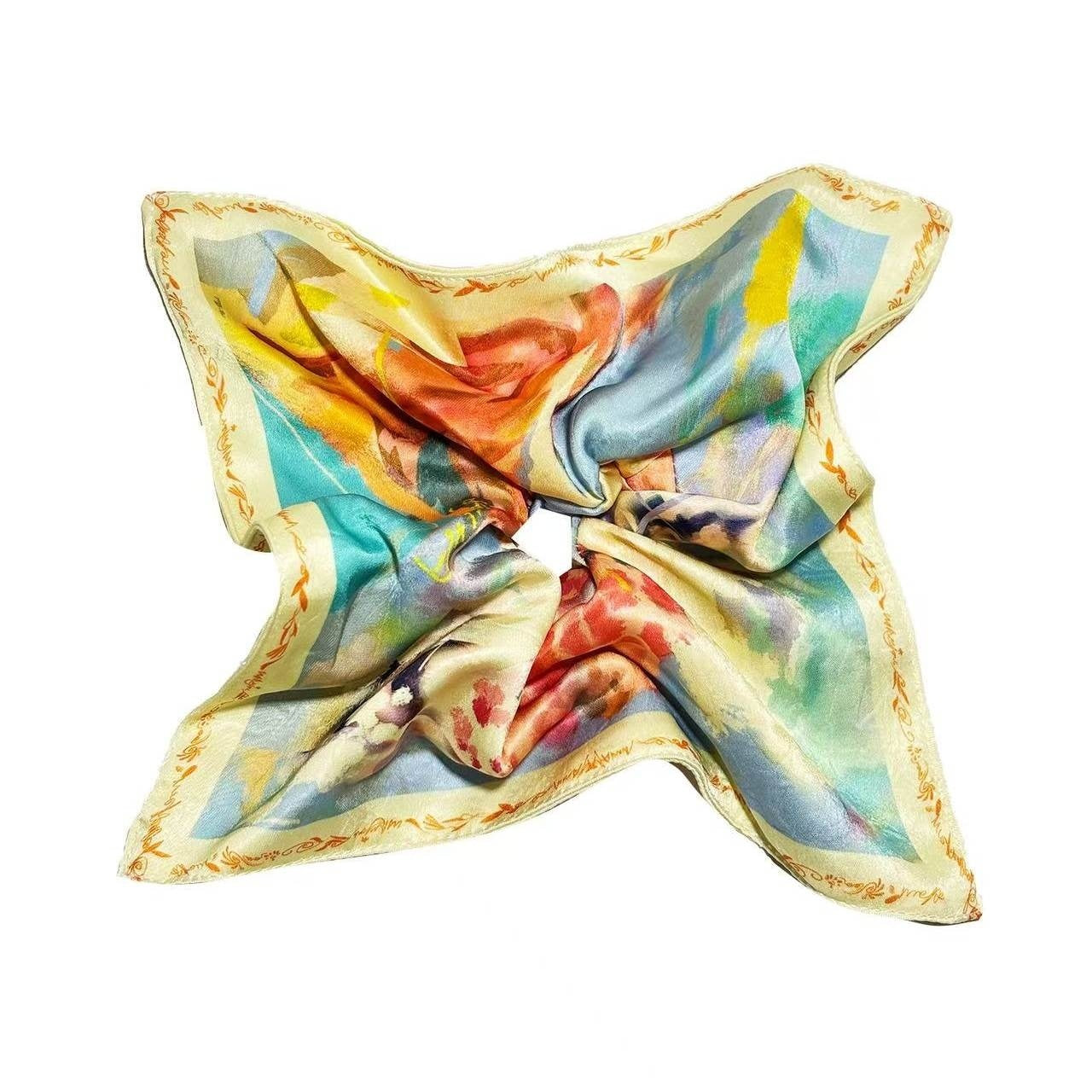 OfAkiva_Provence_Floral_Colorblock_Print_Lace_Spliced_Square_Scarf_Women&