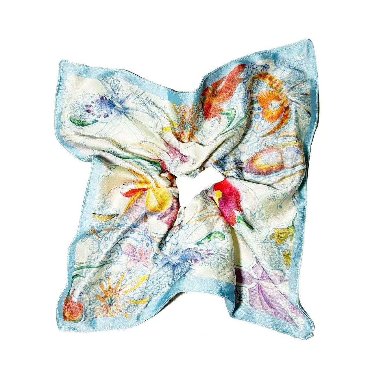 OfAkiva_Provence_Floral_Colorblock_Print_Lace_Spliced_Square_Scarf_Women&