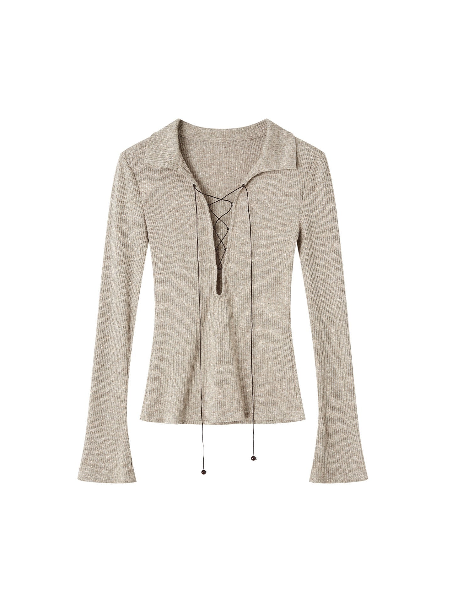 OfAkiva_Sexy_Removable_Tie_Strap_Slim_Fit_Collared_Floral_Long_Sleeve_T-Shirt_MISSTT