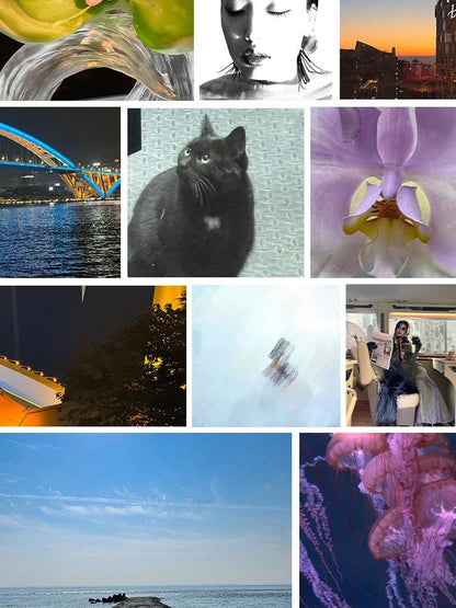 OfAkiva Smoked Gradient Leather Look Slip Dress