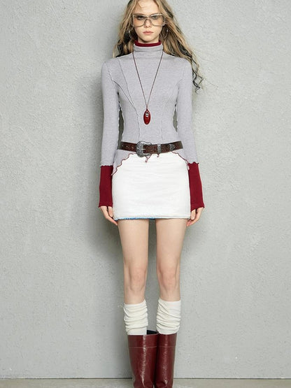 OfAkiva Two Tone Reversible Turtleneck