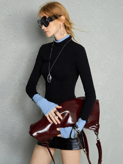 OfAkiva Two Tone Reversible Turtleneck