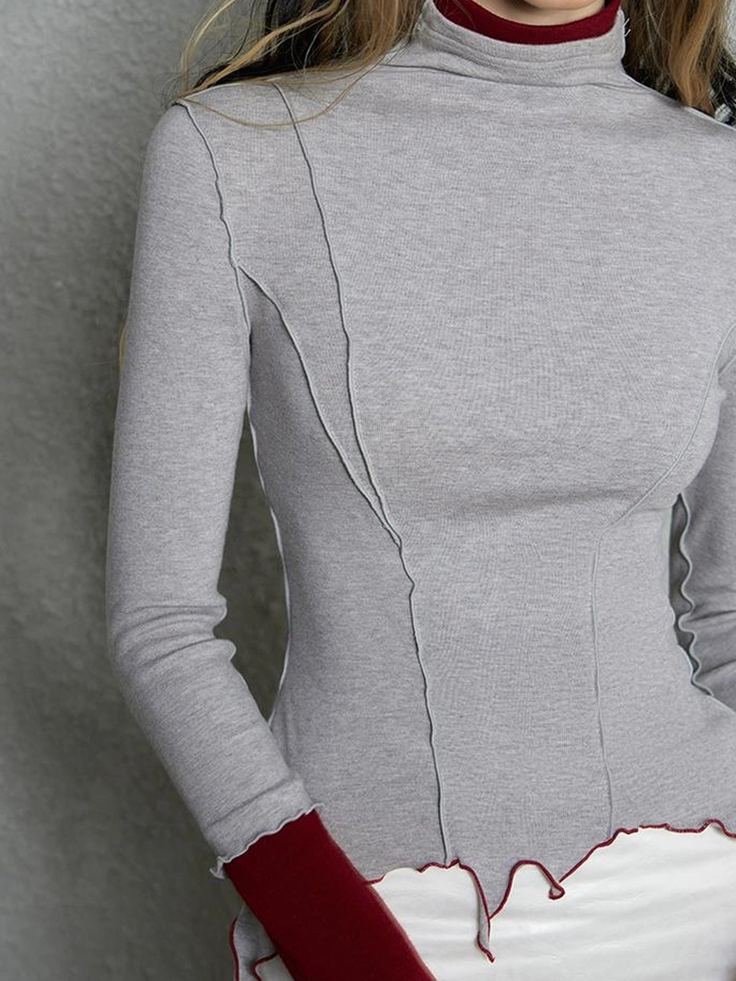 OfAkiva Two Tone Reversible Turtleneck