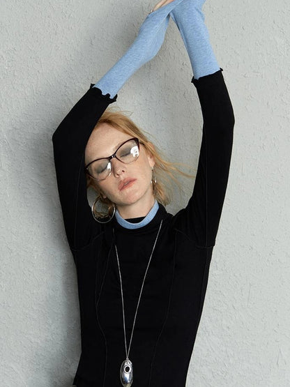 OfAkiva Two Tone Reversible Turtleneck