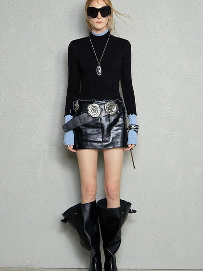 OfAkiva Two Tone Reversible Turtleneck