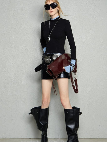 OfAkiva Two Tone Reversible Turtleneck