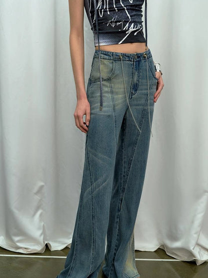 OfAkiva Undefined Print V-Neck Tank Top