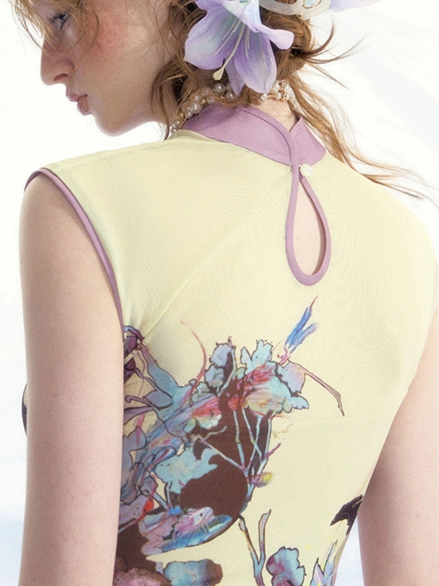 OfAkiva V-Neck T-Shirt Long-Sleeve Maxi Dress