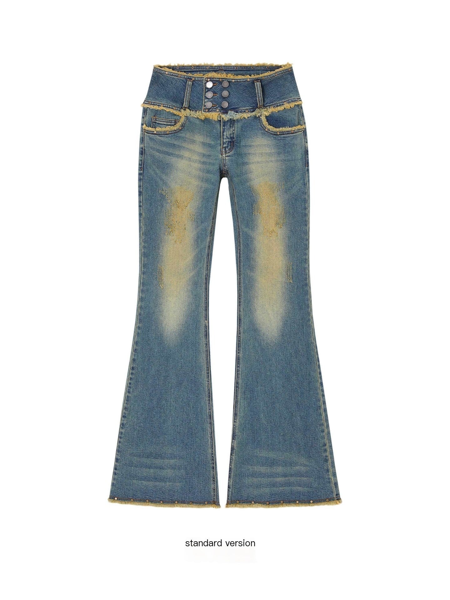 OfAkiva_Vintage_Distressed_Studded_Double_Button_High_Waist_Women&